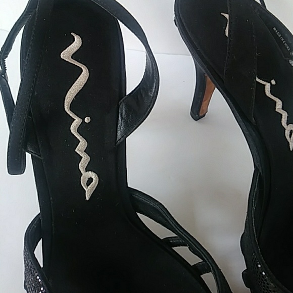 Nina sexy open for black shoes - Picture 2 of 5